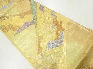 切り嵌め風華紋模様織出し袋帯